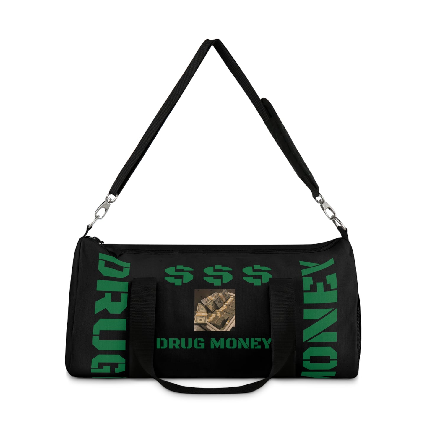 DRUG MONEY DUFFEL BAG