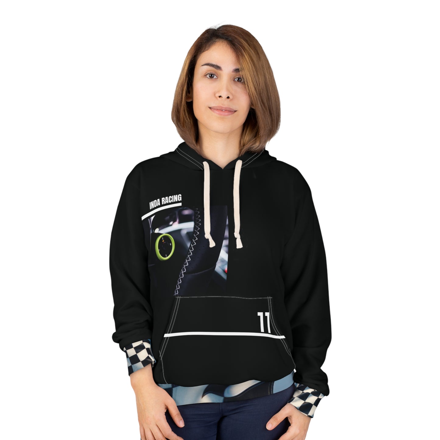 INDA-Racing Pullover Hoodie BLACK Edition