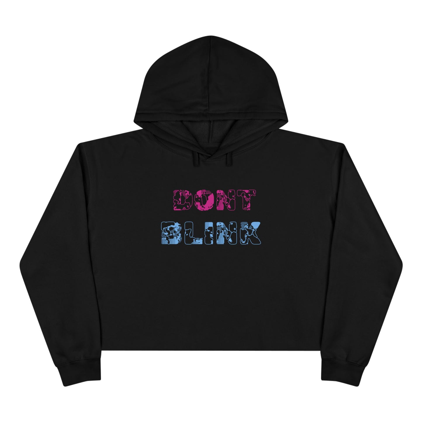 Women's Cropped 'Don't Blink' Hoodie
