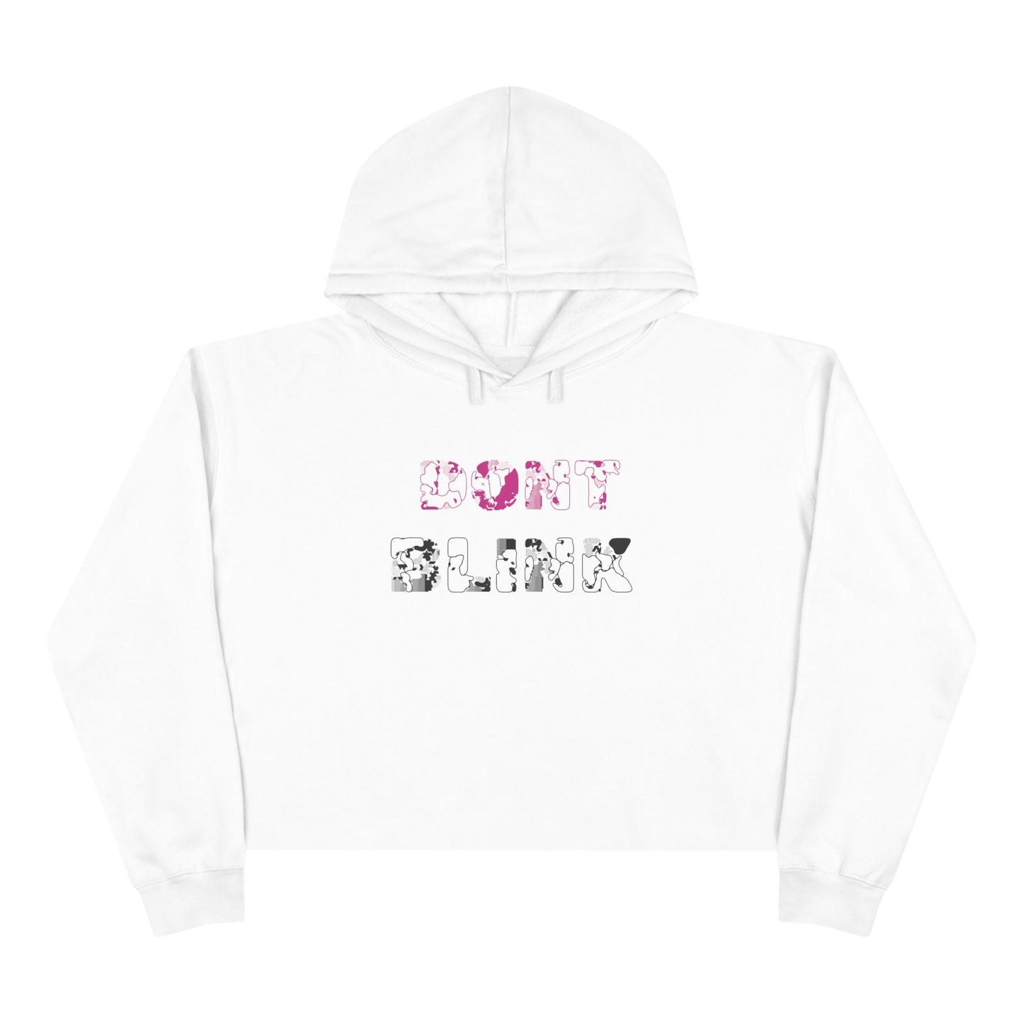 Women's Cropped 'Don't Blink' Hoodie