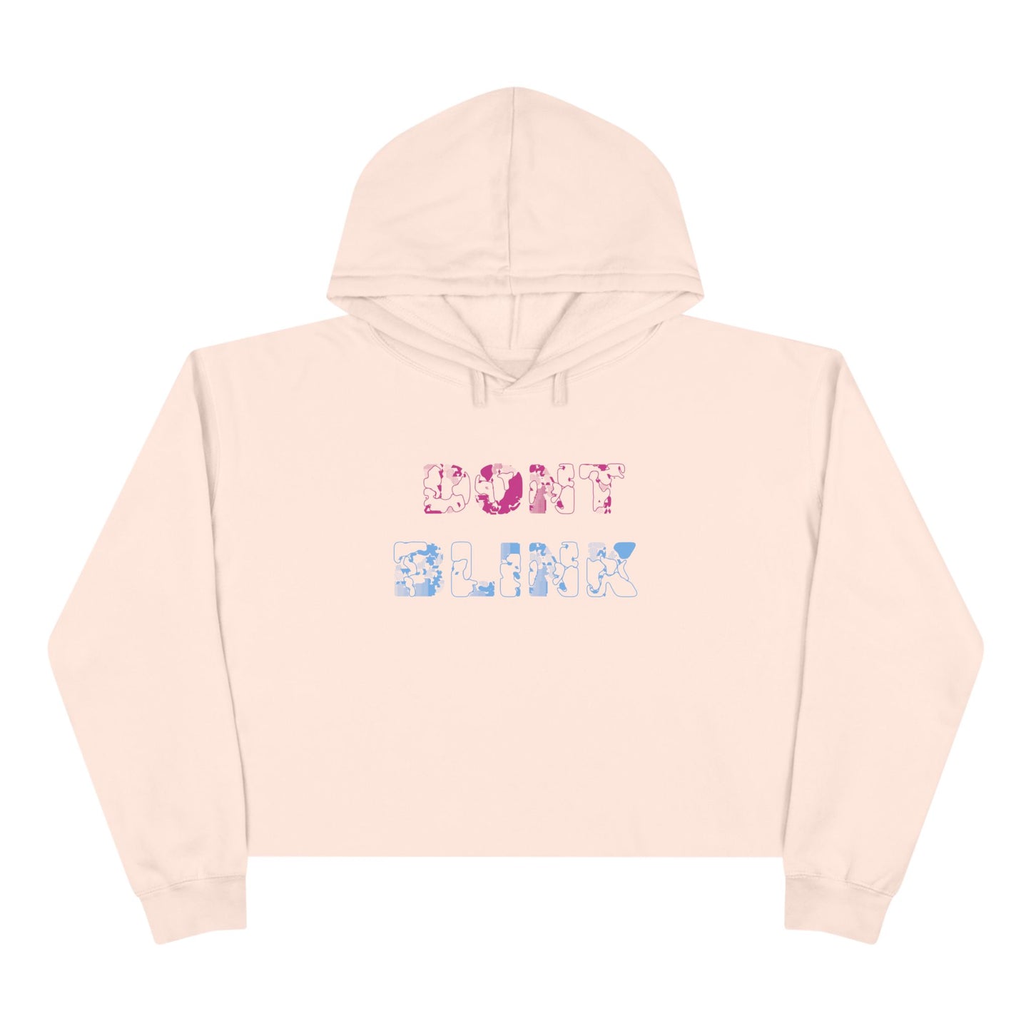 Women's Cropped 'Don't Blink' Hoodie
