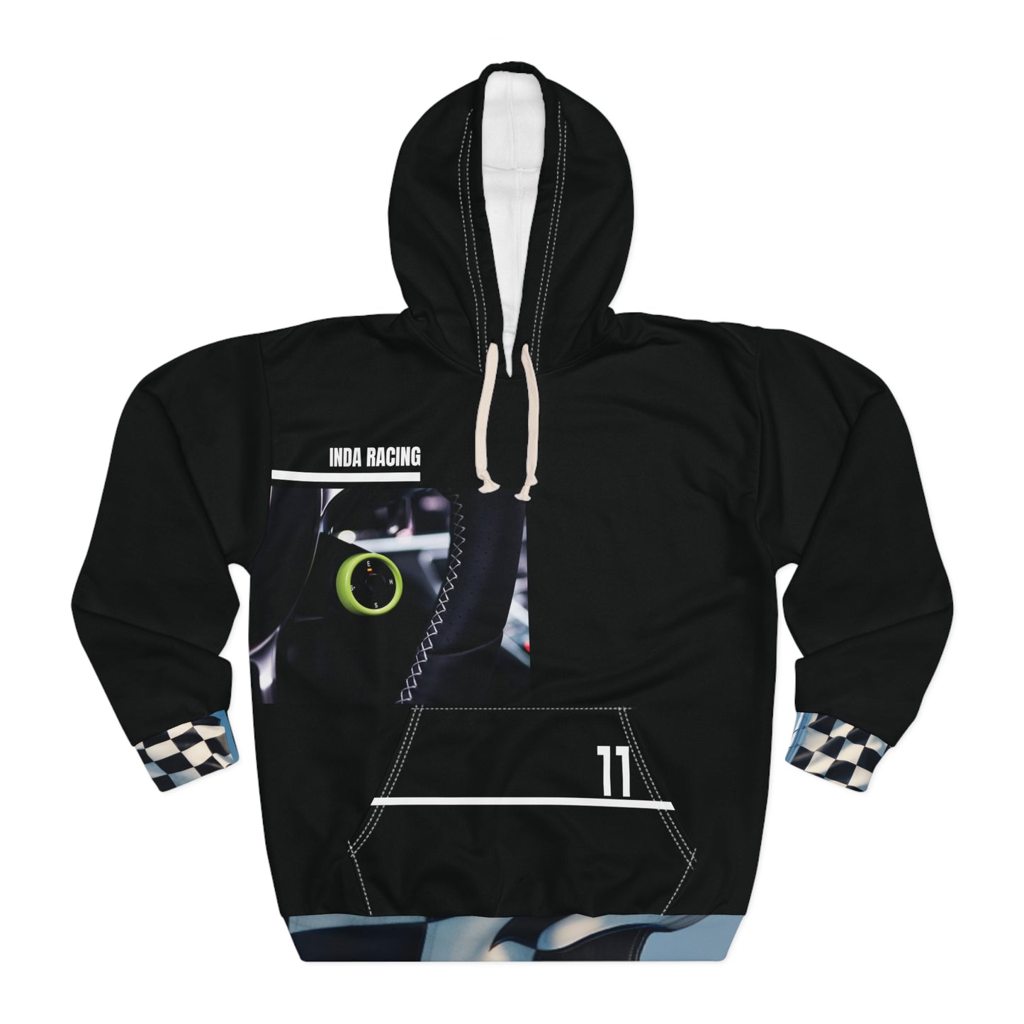 INDA-Racing Pullover Hoodie BLACK Edition