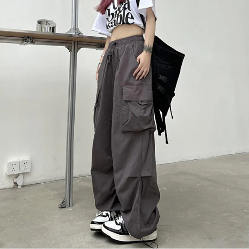 Women Y2K Streetwear Cargo Pants Vintage