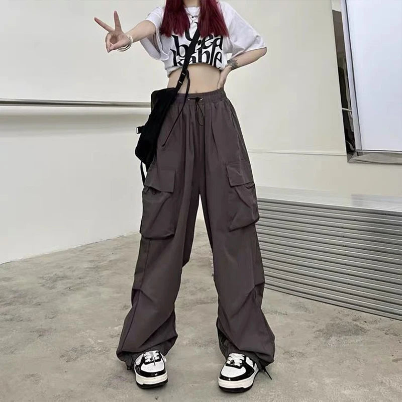 Women Y2K Streetwear Cargo Pants Vintage