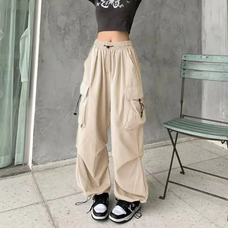 Women Y2K Streetwear Cargo Pants Vintage