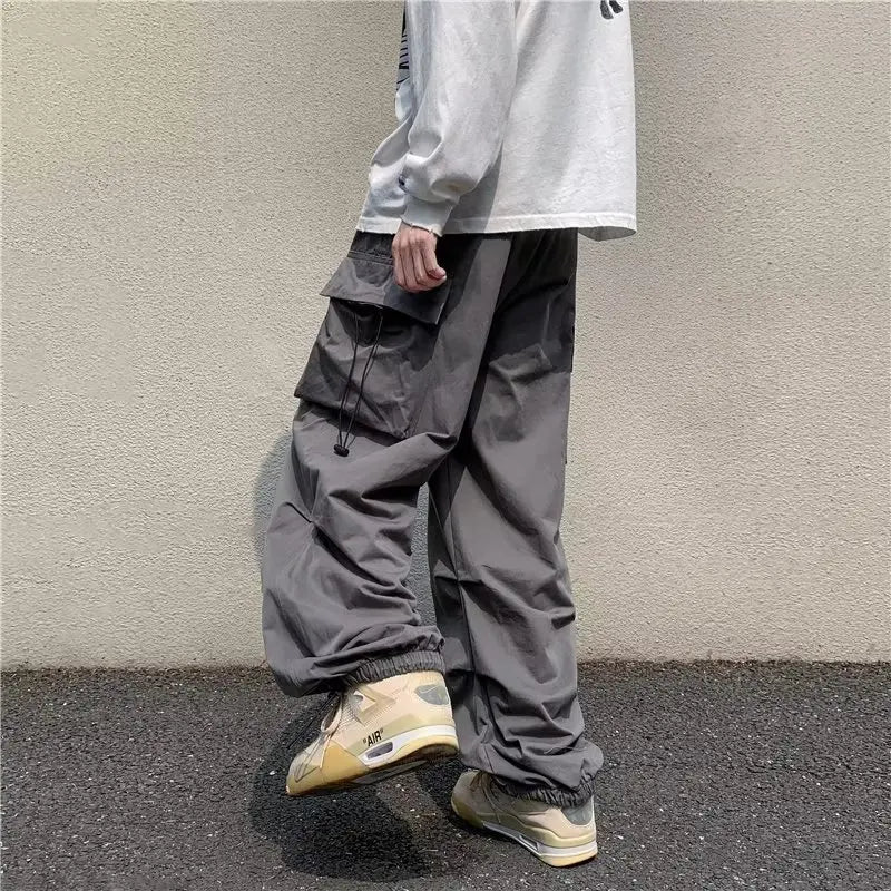 Men's Parachute-Style Hip-hop Legged Pants