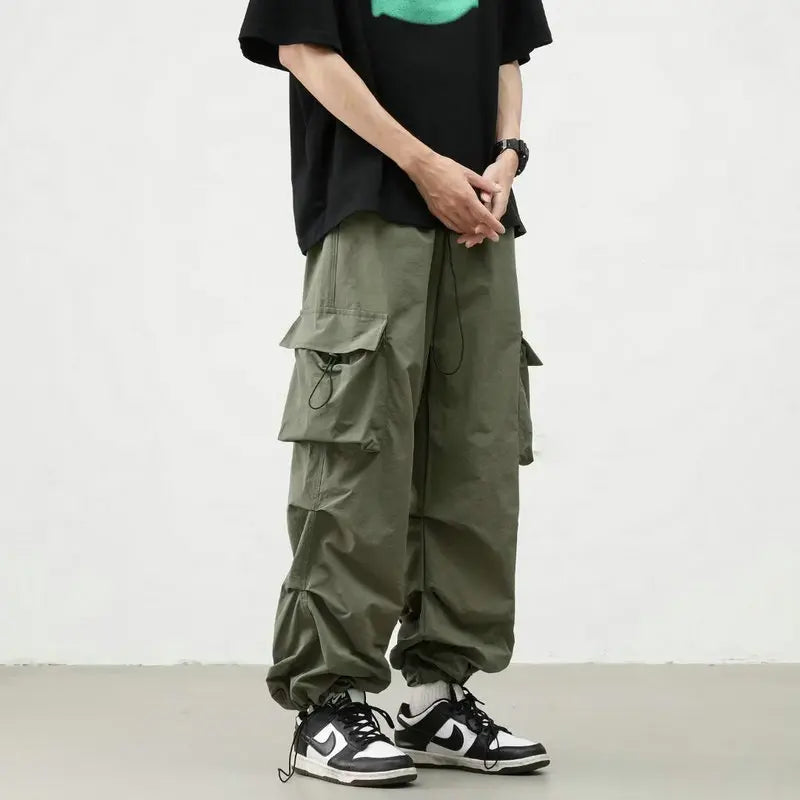 Men's Parachute-Style Hip-hop Legged Pants
