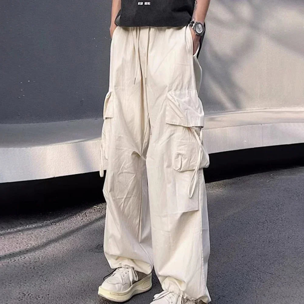 Mens Parachute-Style Loose Oversized