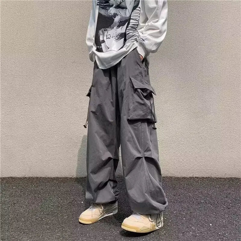 Men's Parachute-Style Hip-hop Legged Pants