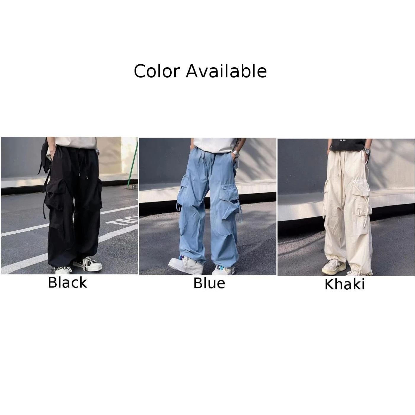 Mens Parachute-Style Loose