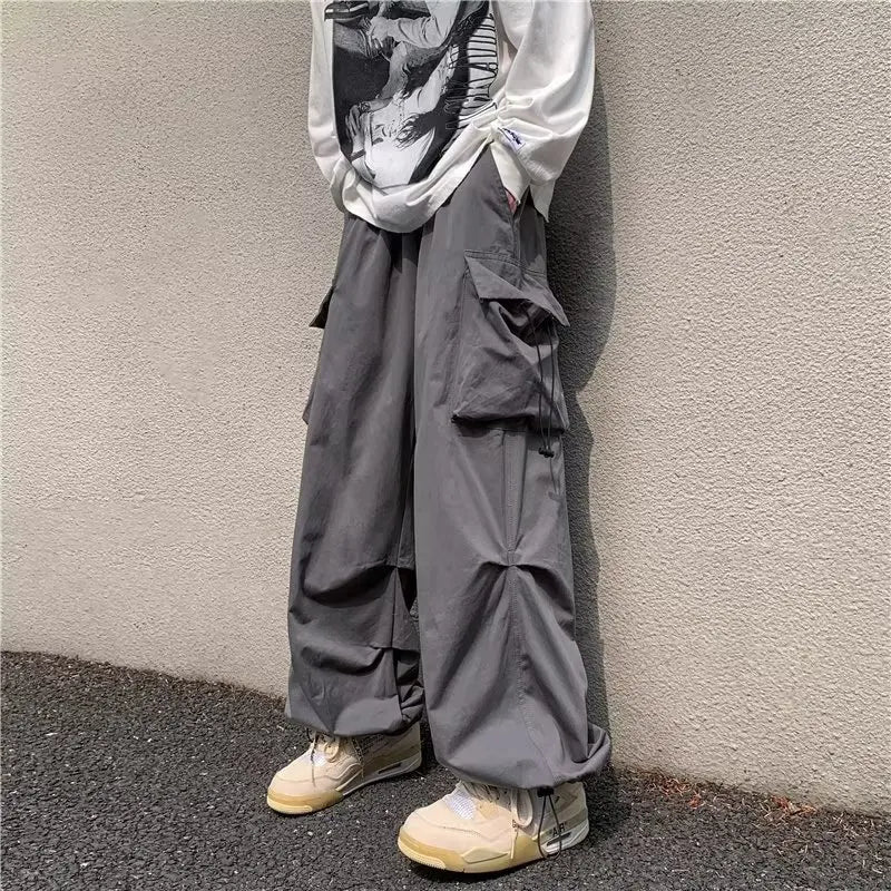 Men's Parachute-Style Hip-hop Legged Pants