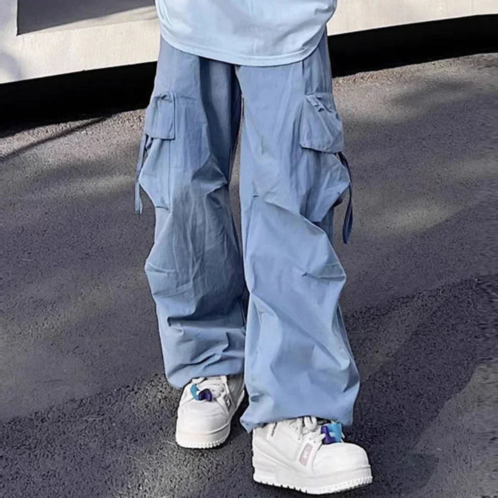Mens Parachute-Style Loose Oversized