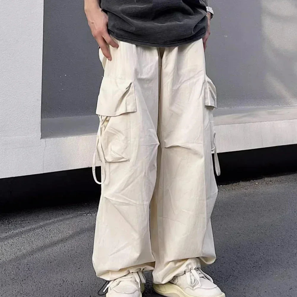 Mens Parachute-Style Loose Oversized