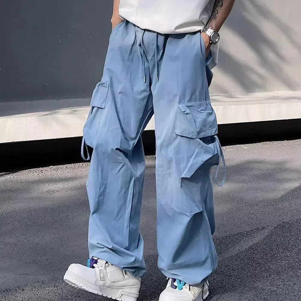 Mens Parachute-Style Loose Oversized