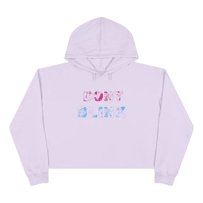 Women's Cropped 'Don't Blink' Hoodie