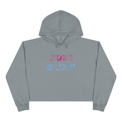 Women's Cropped 'Don't Blink' Hoodie